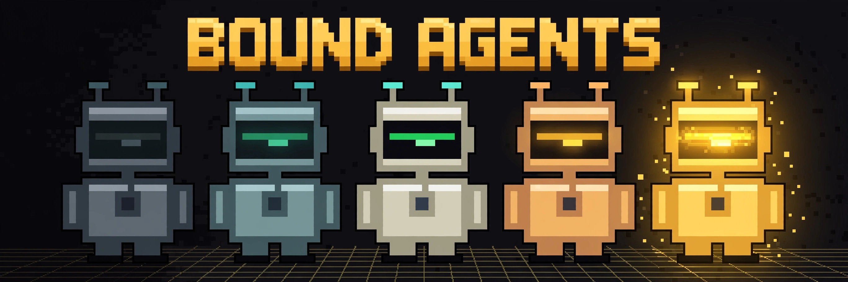 Bound Agents glow tiers — Dormant to Legend
